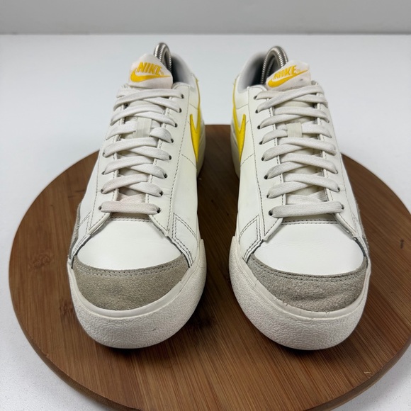 Nike Blazer Low Platform “Sail Vivid Sulfur” Colorway Sneakers - Picture 2 of 9